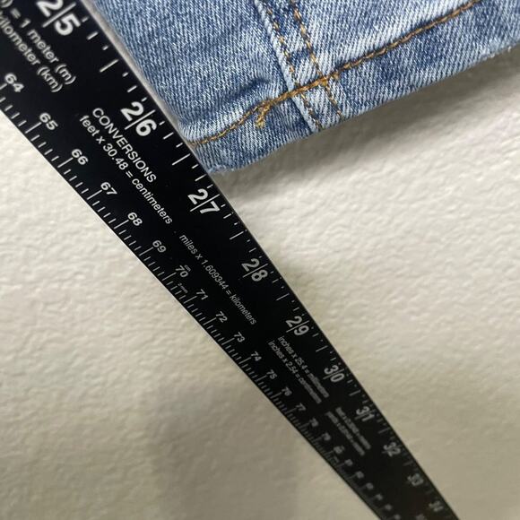 Time and Tru Womens Jeans Size M Maternity Light Wash Distressed Skinny Leg - Picture 9 of 14